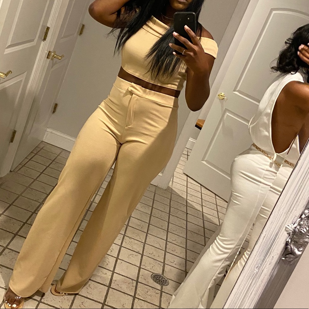 Two piece tan set